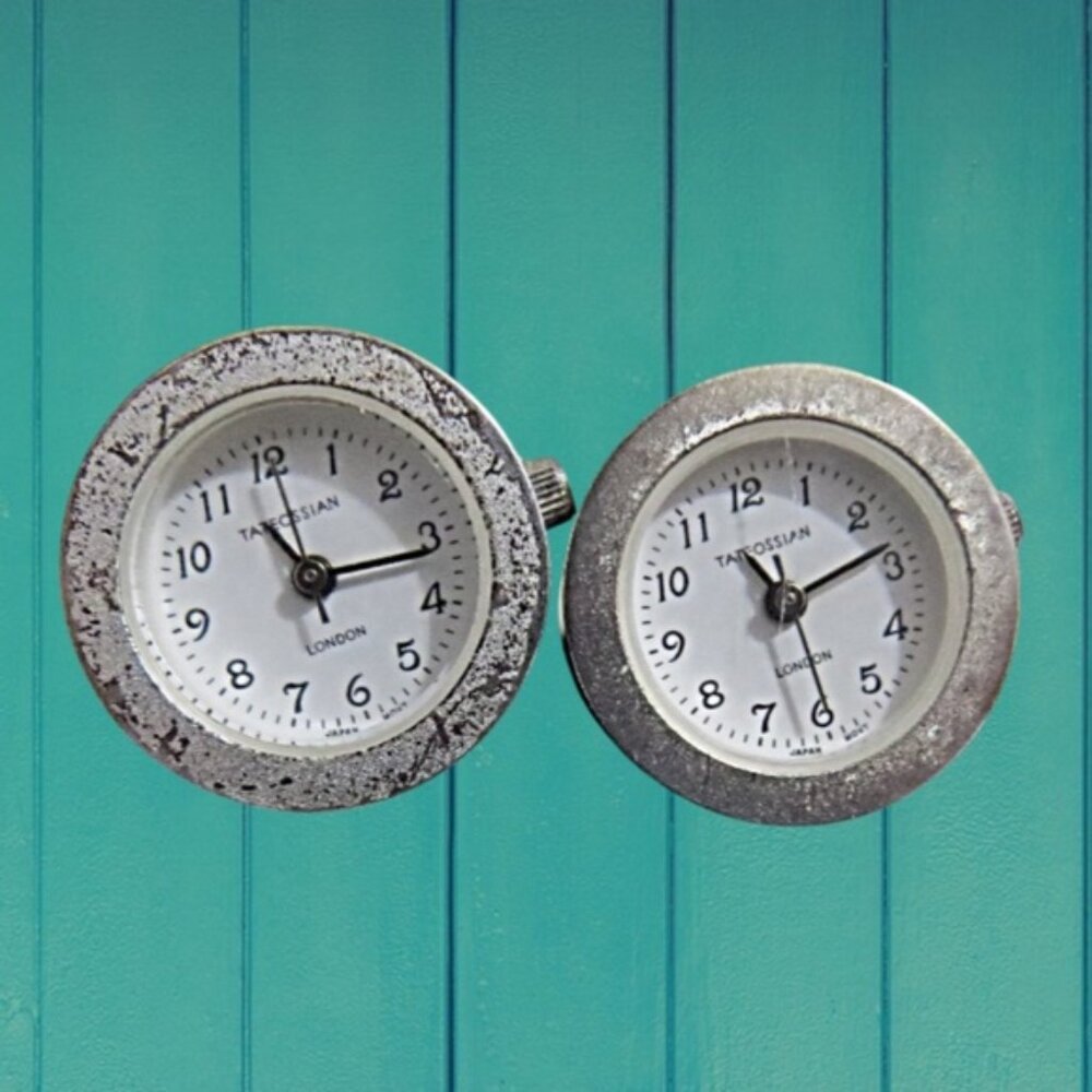Vintage Tateossian CLOCK Cufflinks